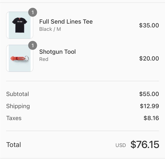 Full Send T-Shirt - Picture 3 of 3